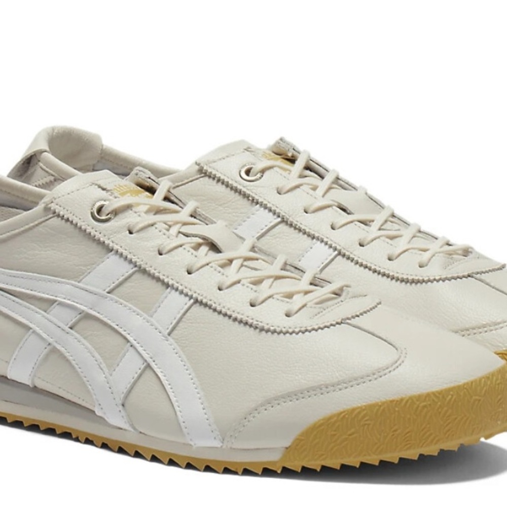 Onitsuka Tiger by Asics Men's Beige and White Sneakers